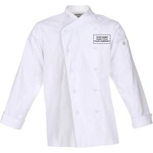 image:imageChef Works Embroidered Mens St Maarten Chef CoatWhite