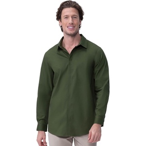 image:imageChef Works Mens Premium Formal Dress ShirtMilitary Green