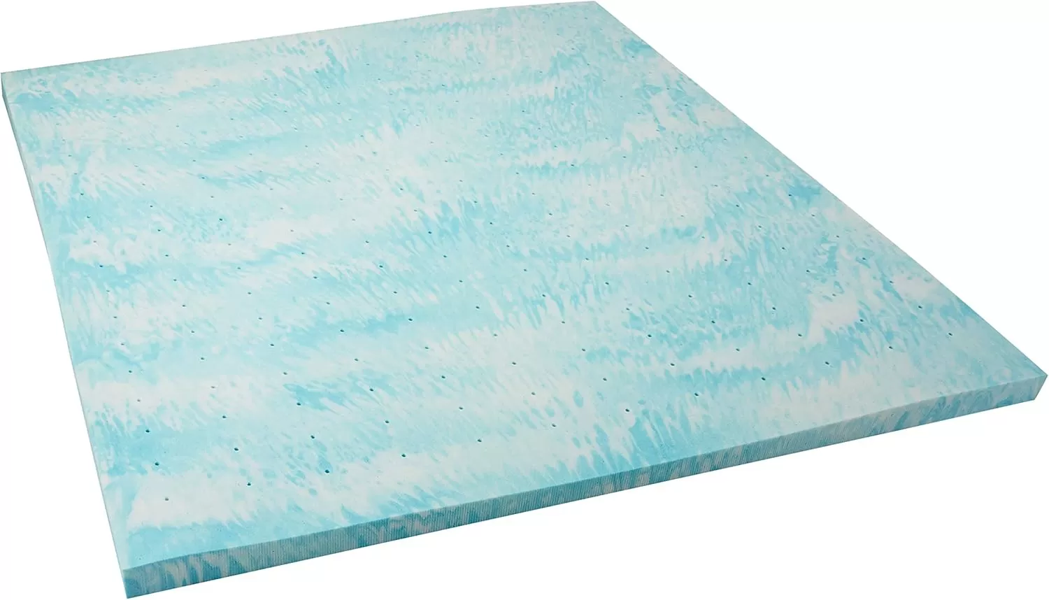 imageLINENSPA 3 Inch Gel Swirl Memory Foam Mattress Topper  Cooling Gel Infused  Pressure Relieving  CertiPUR Certified  QueenKing
