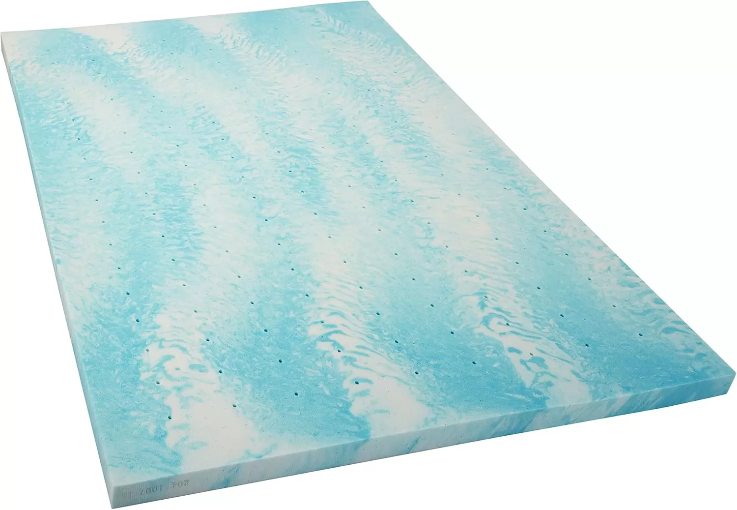 imageLINENSPA 3 Inch Gel Swirl Memory Foam Mattress Topper  Cooling Gel Infused  Pressure Relieving  CertiPUR Certified  QueenQueen
