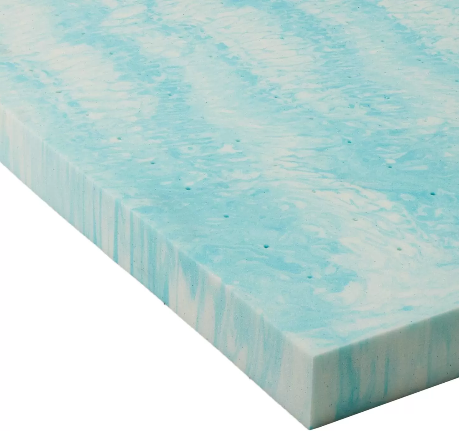 imageLINENSPA 3 Inch Gel Swirl Memory Foam Mattress Topper  Cooling Gel Infused  Pressure Relieving  CertiPUR Certified  QueenTwin XL