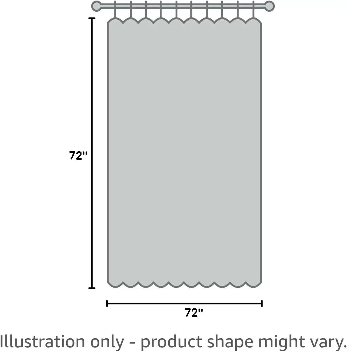 imageLinenspa Frosted 8G HeavyDuty Shower Curtain Liner  PEVA Waterproof Vinyl  72 x 72 Inch Shower Liner  Dorm Room EssentialsClear