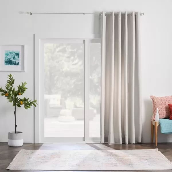 imageLinenspa 85 Blackout Curtain 2 Panels Set  Black Curtains 108 Inch Length  Thermal Insulated Noise Reducing  Dorm Room EssentialsWhite
