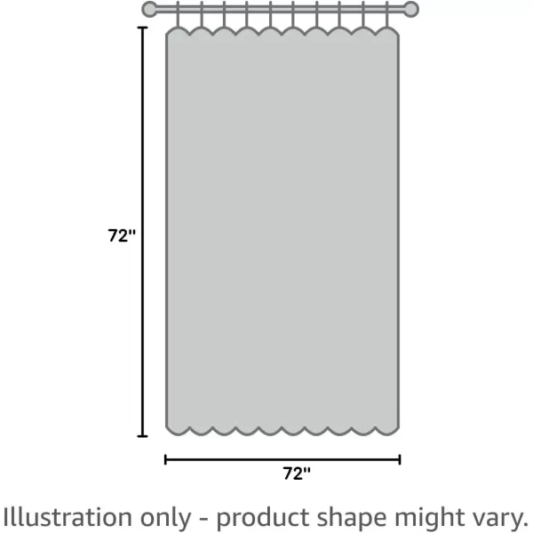 imageLinenspa Frosted 8G HeavyDuty Shower Curtain Liner  PEVA Waterproof Vinyl  72 x 72 Inch Shower Liner  Dorm Room EssentialsClear