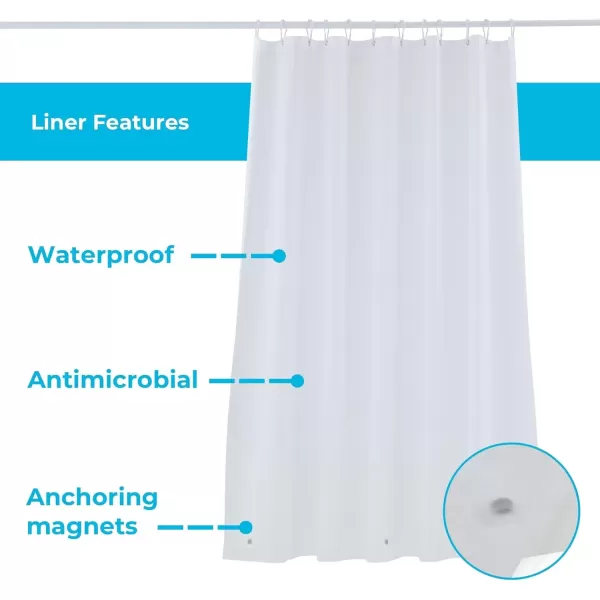 imageLinenspa Shower Curtain  Green Leaf Shower Curtain  Water Resistant Machine Washable Polyester Shower Curtain  Dorm Room EssentialsYellow Rugby Stripe