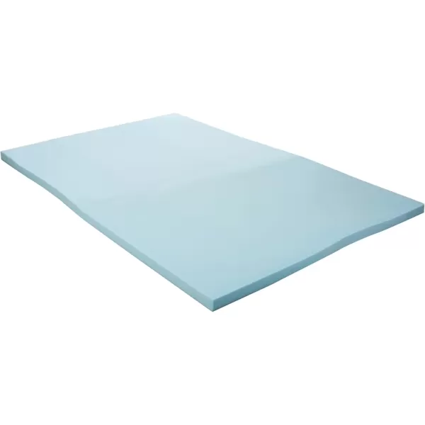 imageLINENSPA Memory Foam Mattress Topper  2 Inch Gel Infused Memory Foam  Plush Feel  Cooling and Pressure Relieving  CertiPUR Certified  Dorm Room Essentials  Queen SizeFull