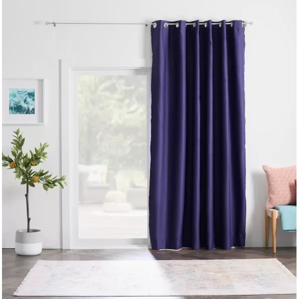 imageLinenspa 100 Blackout Curtain 2 Panels Set  Navy Curtains 95 Inch Length  Thermal Insulated Noise Reducing  Dorm Room Essentials 52 x 95Navy