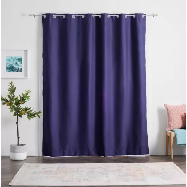 imageLinenspa 100 Blackout Curtain 2 Panels Set  Navy Curtains 95 Inch Length  Thermal Insulated Noise Reducing  Dorm Room Essentials 52 x 95Navy