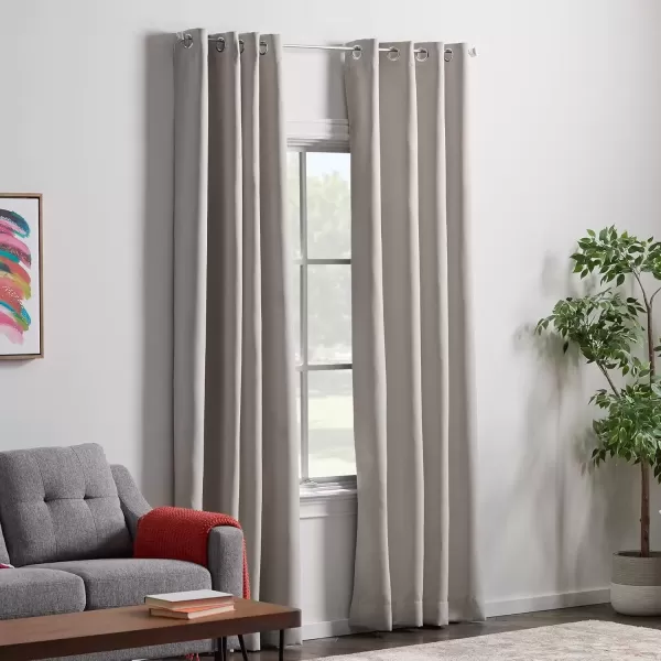 imageLinenspa 100 Blackout Curtain 2 Panels Set  Navy Curtains 95 Inch Length  Thermal Insulated Noise Reducing  Dorm Room Essentials 52 x 95White