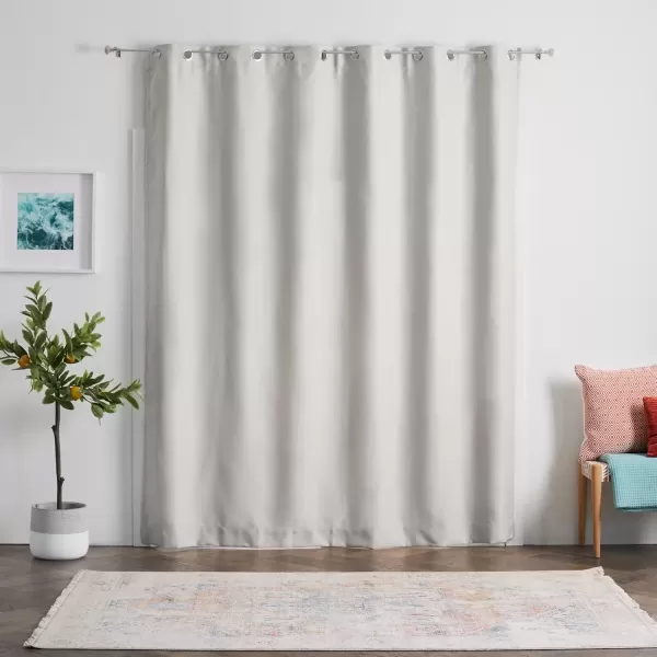 imageLinenspa 100 Blackout Curtain 2 Panels Set  Navy Curtains 95 Inch Length  Thermal Insulated Noise Reducing  Dorm Room Essentials 52 x 95White