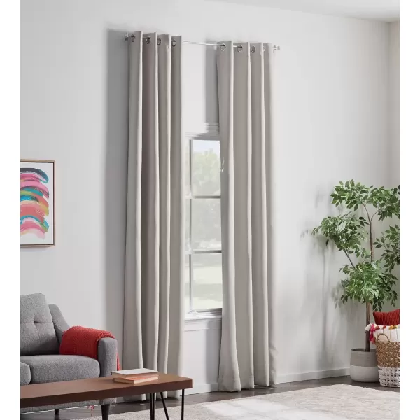 imageLinenspa 100 Blackout Curtain 2 Panels Set  Navy Curtains 95 Inch Length  Thermal Insulated Noise Reducing  Dorm Room Essentials 52 x 95White