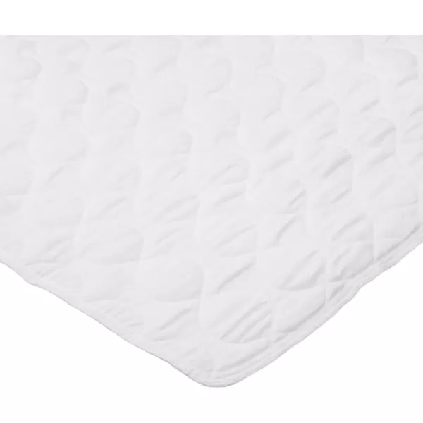 imageLinenspa 34quot x 52quot Skid Resistant Waterproof Sheet and Mattress Protector PadHighly AbsorbentMachine WashableQuilted White