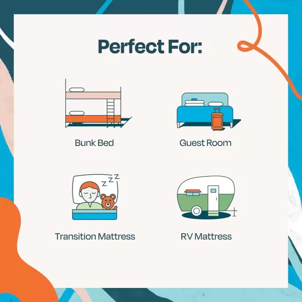 imageLinenspa 6 Inch Mattress  Firm Feel  Bonnell Spring with Foam Layer  Mattress in a Box  Youth or Kids Bed  Guest Bedroom  Durable and Breathable Support  Affordable  Narrow Twin Size GreyNarrow Twin
