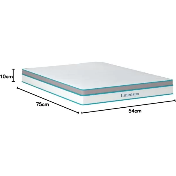 imageLinenspa 8 Inch Memory Foam and Spring Hybrid Mattress  Medium Firm Feel  Bed in a Box  Quality Comfort and Adaptive Support  Breathable  Cooling  Guest and Kids Bedroom  Twin SizeFull