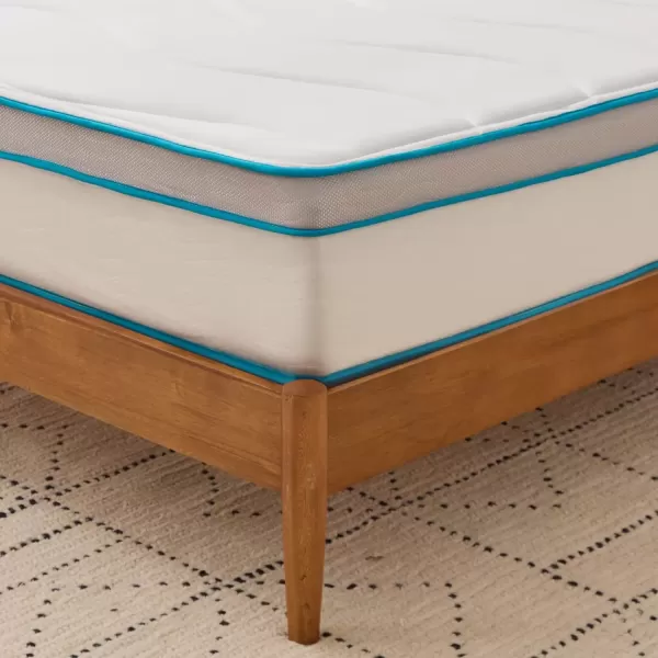 imageLinenspa 8 Inch Memory Foam and Spring Hybrid Mattress  Medium Firm Feel  Bed in a Box  Quality Comfort and Adaptive Support  Breathable  Cooling  Guest and Kids Bedroom  Twin SizeCalifornia King
