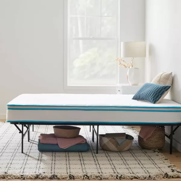 imageLinenspa 8 Inch Memory Foam and Spring Hybrid Mattress  Medium Firm Feel  Bed in a Box  Quality Comfort and Adaptive Support  Breathable  Cooling  Guest and Kids Bedroom  Twin SizeCalifornia King