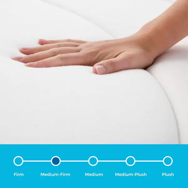 imageLinenspa 8 Inch Memory Foam and Spring Hybrid Mattress  Medium Firm Feel  Bed in a Box  Quality Comfort and Adaptive Support  Breathable  Cooling  Guest and Kids Bedroom  Twin SizeTwin