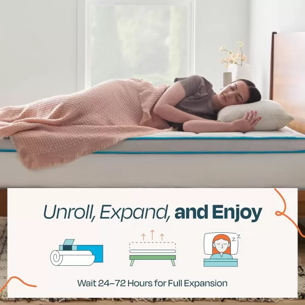 imageLinenspa 8 Inch Memory Foam and Spring Hybrid Mattress  Medium Firm Feel  Bed in a Box  Quality Comfort and Adaptive Support  Breathable  Cooling  Guest and Kids Bedroom  Twin SizeTwin