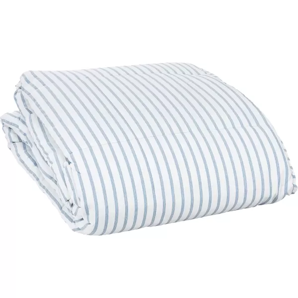 imageLinenspa All Season Hypoallergenic Down Alternative Microfiber Comforter  Twin XL GrayWhite Twin XL Size Dorm Room EssentialsLight Blue
