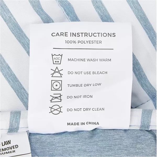 imageLinenspa All Season Hypoallergenic Down Alternative Microfiber Comforter  Twin XL GrayWhite Twin XL Size Dorm Room EssentialsLight Blue