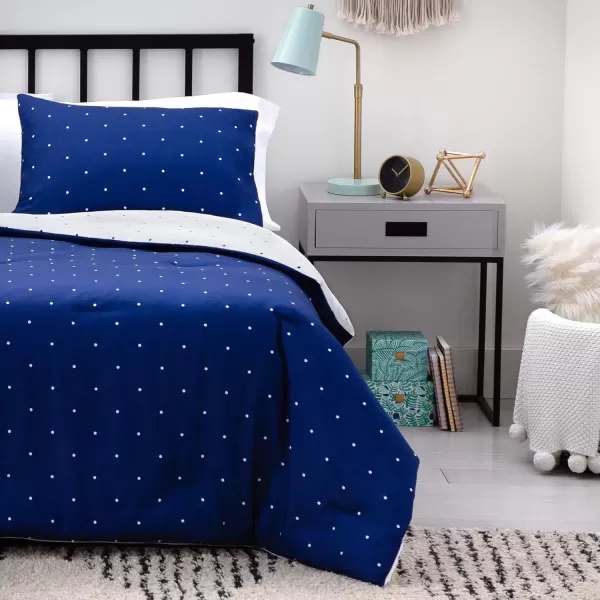 Polka Dot/Navy