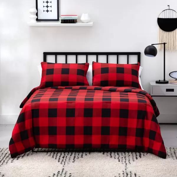 imageLinenspa All Season Hypoallergenic Down Alternative Microfiber Comforter  Twin XL GrayWhite Twin XL Size Dorm Room EssentialsRed