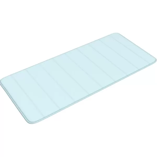 imageLinenspa Memory Foam Bath Mat  1 Piece NonSlip Water Absorbent FastDrying Machine Washable Bath Rug For Bathroom  Dorm Room EssentialsAqua