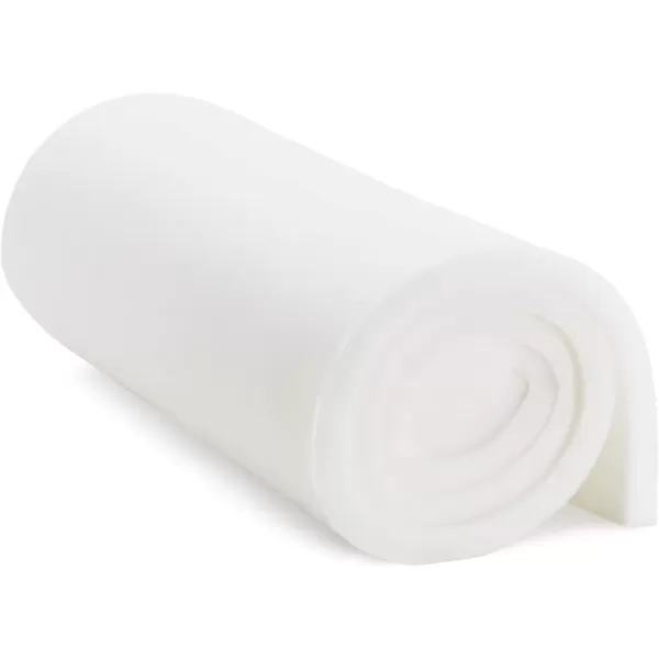 imageLINENSPA High Upholstery Foam35 Density Cushion Craft Perfect for Chairs Sofas and DIY Projects Foam 1quot x 24quot x 72quot White
