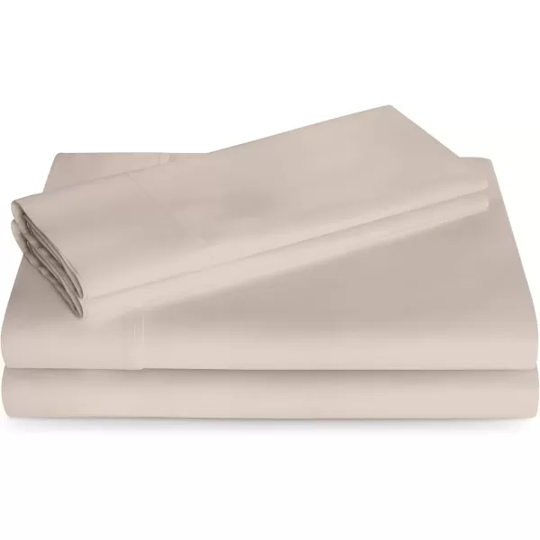 imageLinenspa 600 Thread Count Ultra Soft Deep Pocket Cotton Blend Sheet Set  3 pieces Queen  SandSand