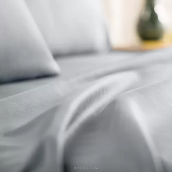 imageLinenspa 600 Thread Count Ultra Soft Deep Pocket Cotton Blend Sheet Set  3 pieces Queen  SandStone