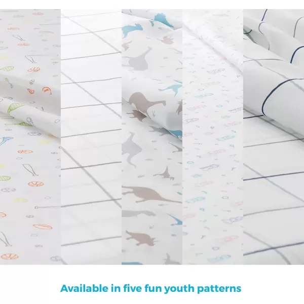 imageLinenspa Microfiber FourPiece Sheet Set  Multiple Styles and Colors  Super Soft Feel  Fun Patterns for Boys and Girls  Full  PrincessPrincess
