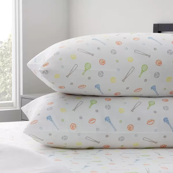 imageLinenspa Microfiber FourPiece Sheet Set  Multiple Styles and Colors  Super Soft Feel  Fun Patterns for Boys and Girls  Full  PrincessSports