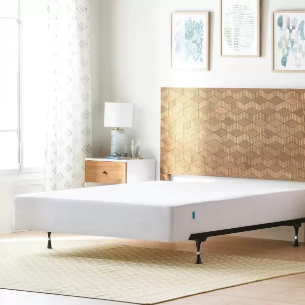 imageLinenspa Box Spring Encasement Twin Complete Protection with Zipper Waterproof Box Spring Protector Twin  WhiteWhite