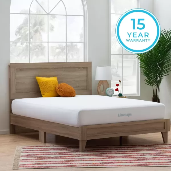 imageLinenspa Cotton Terry Waterproof Mattress Protector  Top Protection  Twin Mattress Protector WhiteWhite