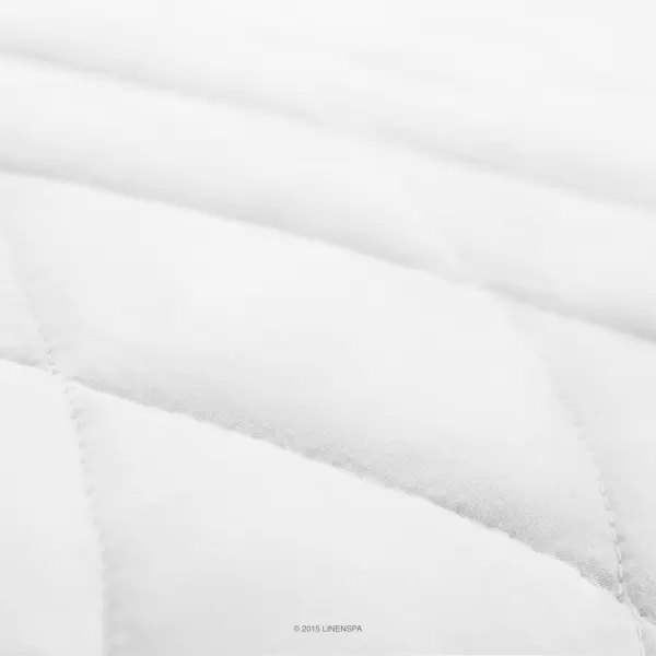 imageLinenspa Waterproof Mattress Pad with Quilted Microfiber Cover 