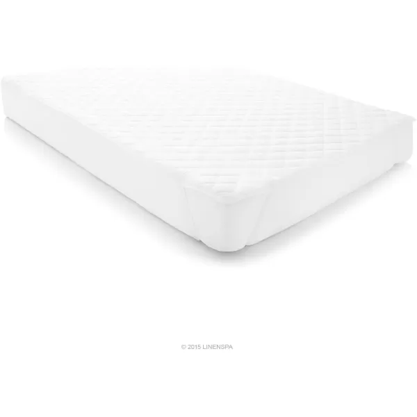 imageLinenspa Waterproof Mattress Pad with Quilted Microfiber Cover 