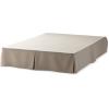 imageLinenspa 14 Inch Wrinkle and Fade ResistantMachine WashableEasy Use Pleated Microfiber Bed Skirt Queen NavySand
