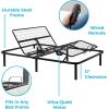 imageLinenspa Adjustable Bed Frame  Independent Head and Foot Incline  Powerful Quiet Motor  Easy Tool Free Assembly  Lounge  Watch TV  Working  Reading  Ergonomic  Electric Bed Base  Queen SizeQueen