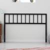 imageLinenspa Decorative Black Metal Steel Construction Vertical Bar Design40 Inches Tall King HeadboardFull