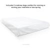 imageLinenspa Mattress Bag  2 Pack Queen  Full size Mattress Bags for Moving Storage ampamp Disposal  Durable Plastic Cover for Moving2pack