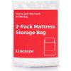 imageLinenspa Mattress Bag  2 Pack Queen  Full size Mattress Bags for Moving Storage ampamp Disposal  Durable Plastic Cover for Moving2pack