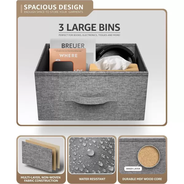 imageSorbus Nightstand with 4 Drawers  Bedside Furniture ampamp Night Stand End Table Dresser with Steel Frame Wood Top Easy Pull Fabric Bins for Home Bedroom Accessories Office ampamp DormBeige