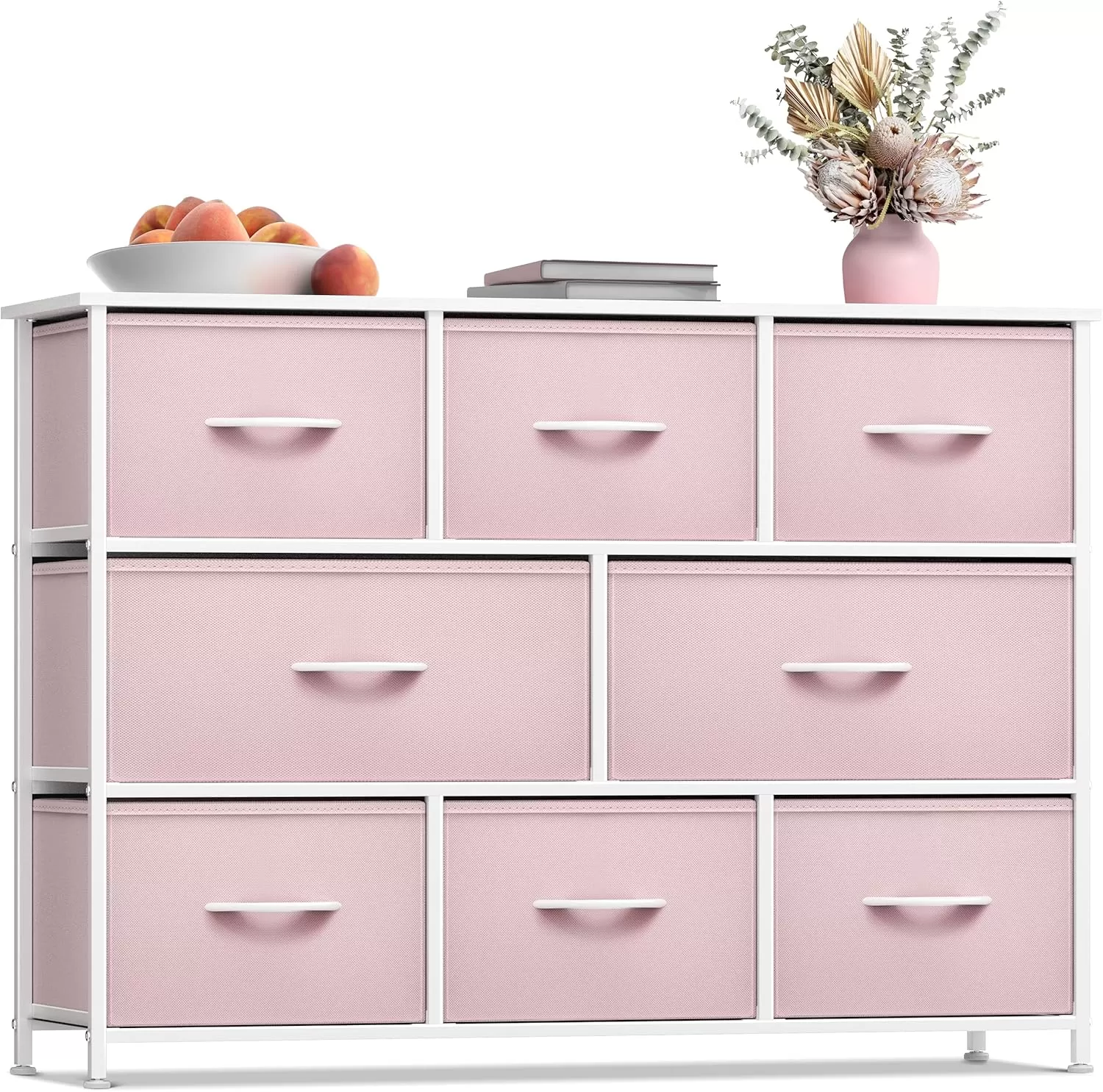 thumbnail image 2 of Sorbus 8-Drawer Fabric Dresser - Sturdy Storage Chest For Bedroom, Hallway, Or Living Room 2 of 3