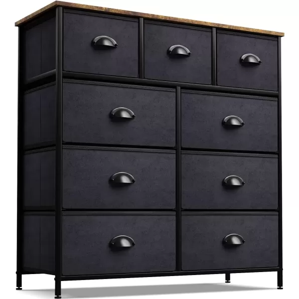 Black/Wood