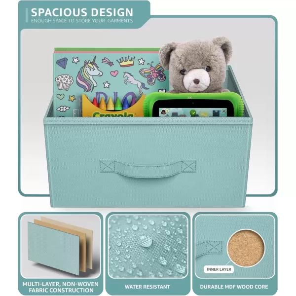 imageSorbus Nightstand with 2 Drawers  Kids Bedside Furniture End Table Night Stand  Steel Frame Wood Top ampamp Easy Pull Fabric Bins  Dresser ampamp Chest for Home Bedroom Accessories Office ampamp College DormPurpleAqua