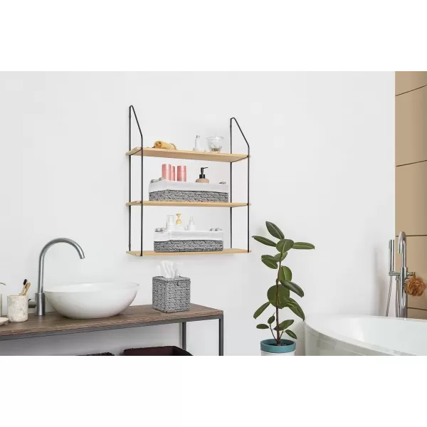 imageSorbus Storage Wicker Baskets  2 Decorative Gift Baskets for Baby Room Bedroom Nursery  Lined Paper Rope Baby Basket Set for Organizing Changing Station Linens Diapers Toiletries Toilet PaperGray