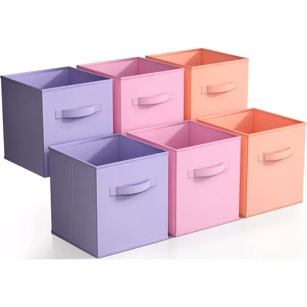 Pastel Pink Orange Purple