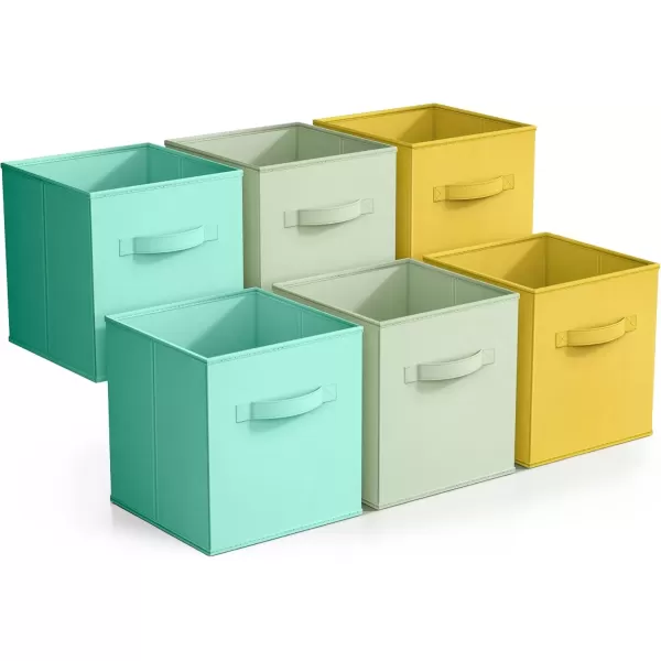 Pastel Blue Green Yellow