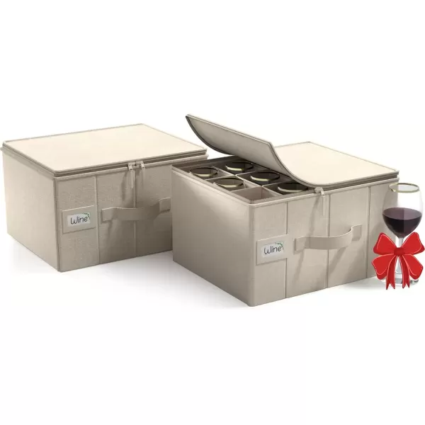 imageChina Platter Storage Containers  Serving Platter Storage Containers  Christmas Platter Storage Rack ampamp Platter Organizer  Hard Shell Handles ampamp Felt Dividers  Storage Platter for Packing DishesBeige