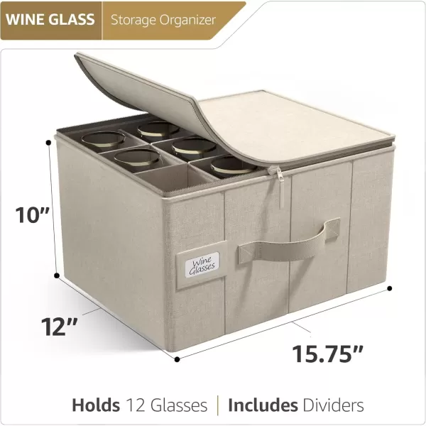 imageChina Platter Storage Containers  Serving Platter Storage Containers  Christmas Platter Storage Rack ampamp Platter Organizer  Hard Shell Handles ampamp Felt Dividers  Storage Platter for Packing DishesBeige